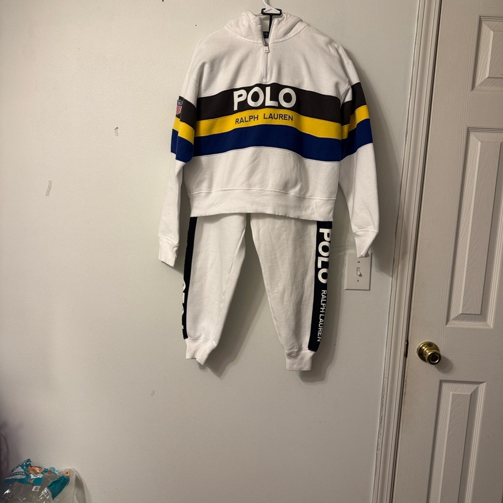 Ralph Lauren White and Black Tracksuit